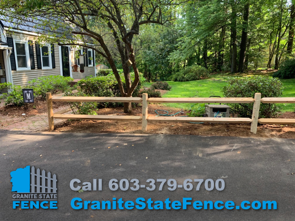 Fence Installation / Post and Rail Fence / Wood Fencing in Derry, NH | Granite State Fence