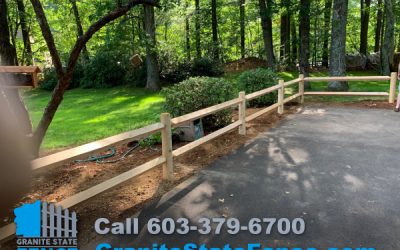 Fence Installation / Post and Rail Fence / Wood Fencing in Derry NH | Granite State Fence
