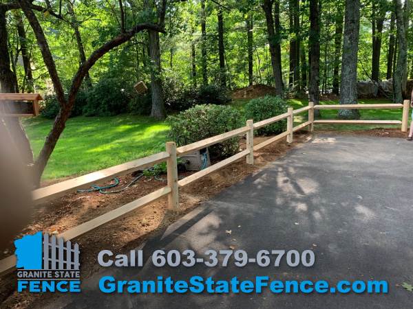 Fence Installation / Post and Rail Fence / Wood Fencing in Derry, NH | Granite State Fence