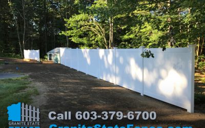 Fence Installation / Vinyl Fence / Privacy fence in Litchfield, NH