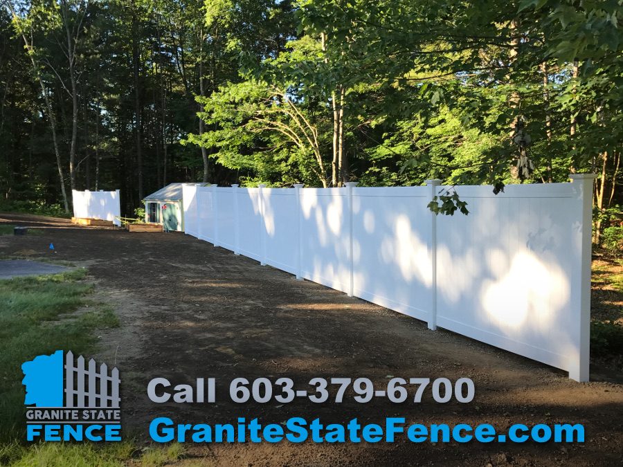 Fence Installation / Vinyl Fence / Privacy fence in Litchfield, NH