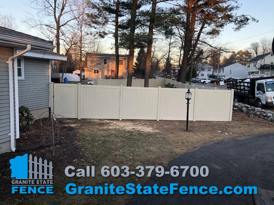 Fence Install / Vinyl Fencing / Privacy Fence in Nashua, NH