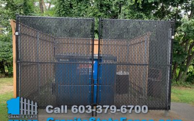Commercial Fencing / Dumpster Enclosure / Chain Link Fencing in Chelmsford MA