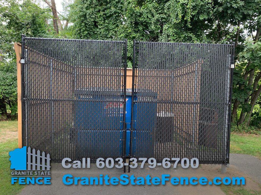 Commercial Fencing / Dumpster Enclosure / Chain Link Fencing in Chelmsford MA