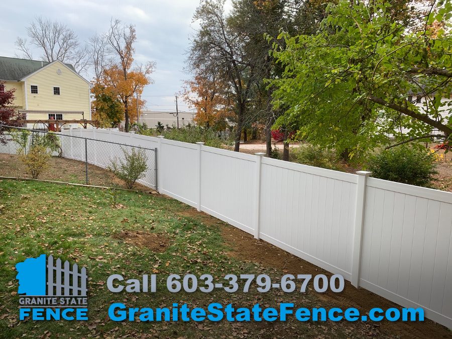 Vinyl Fence Install / Privacy Fencing in Salem, NH