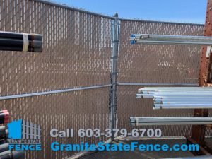 Commercial Chain Link Fence repair in Manchester, NH