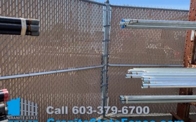 Commercial Chain Link Fence repair in Manchester NH