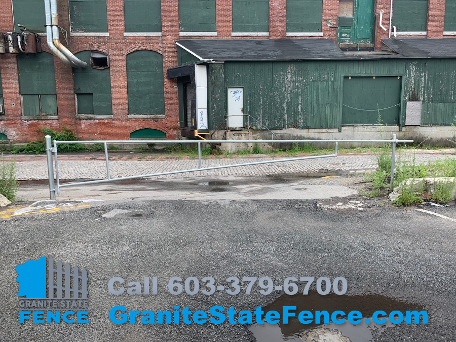 Commercial Swing Gate installed in Lawrence, MA