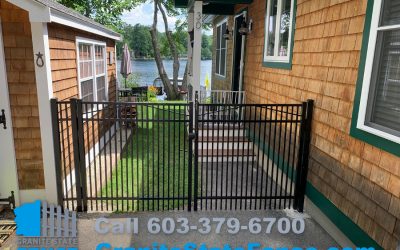 Aluminum Fencing for Puppy installed in Windham, NH