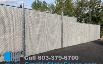 Commercial Galvanized Chain Link installation in Manchester NH