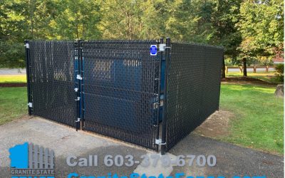 Commercial Dumpster fencing in Chelmsford, MA