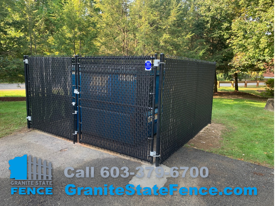 Commercial Dumpster fencing in Chelmsford, MA