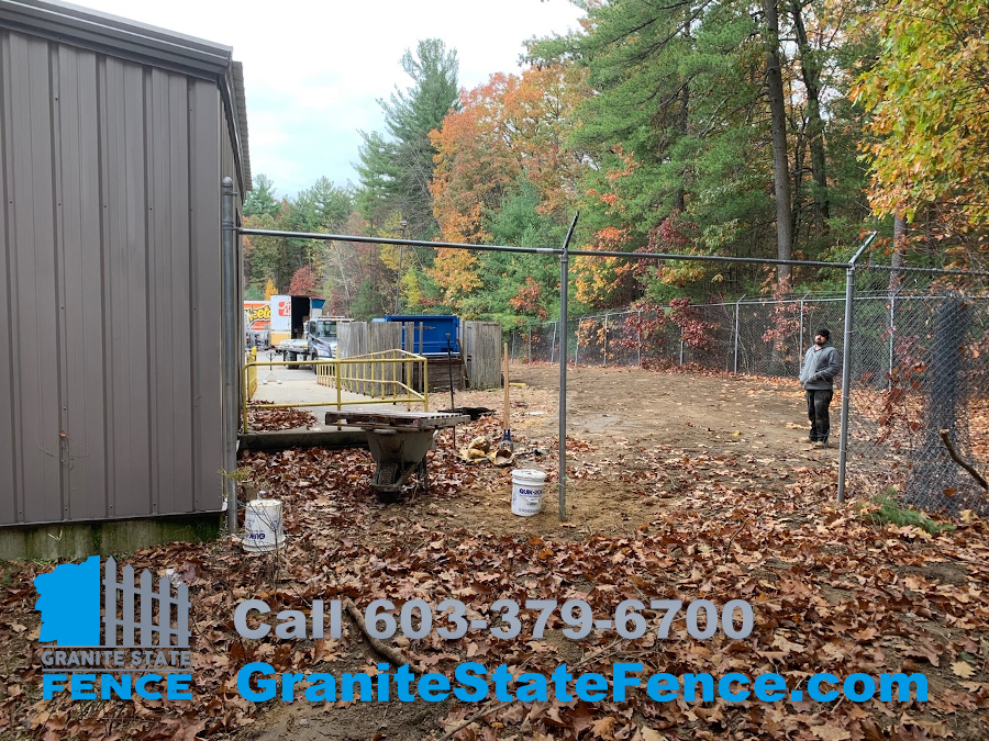 Commercial Chain Link repaired in Londonderry, NH