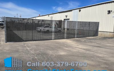 Commercial Chain Link Fencing installed in Manchester, NH