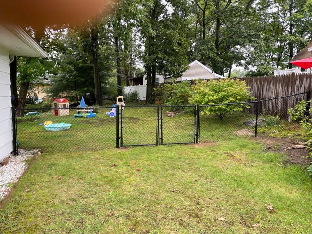 Chain Link Fencing installed in Nashua, NH.