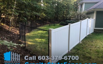Chain Link Fencing and Vinyl Fence Installation in Londonderry, NH