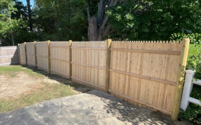 Cedar Fence installation in Nashua, NH