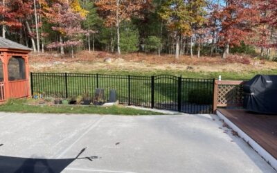 Aluminum Pool Fence Installed in Merrimack, NH