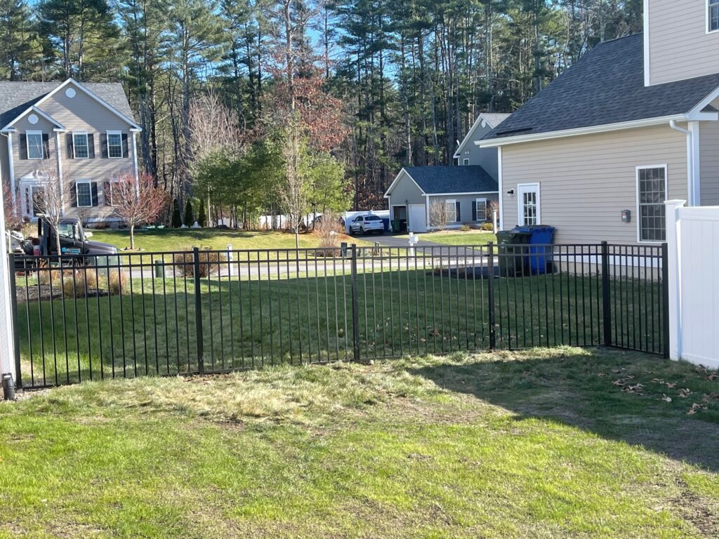 Aluminum Fencing Installed in Londonderry, NH.
