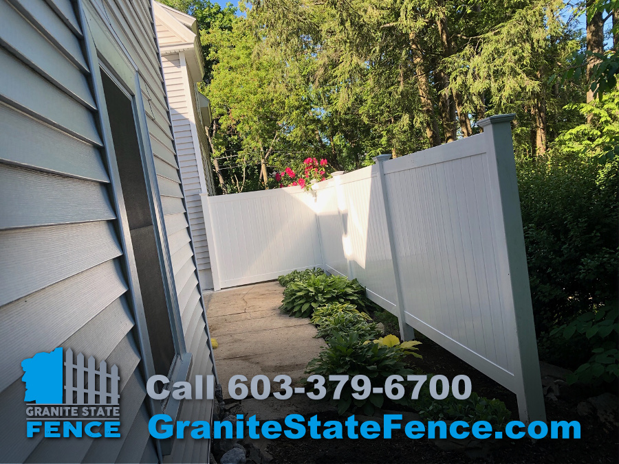 fence installation, vinyl fencing, privacy fence, derry nh