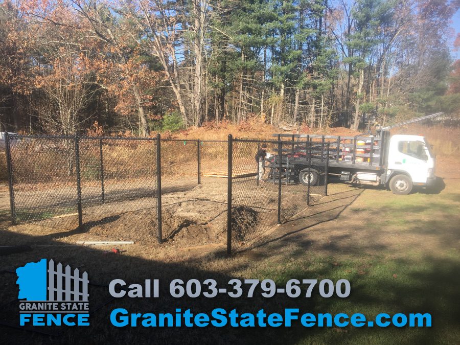 Chain Link Fence Installation in Hudson, NH