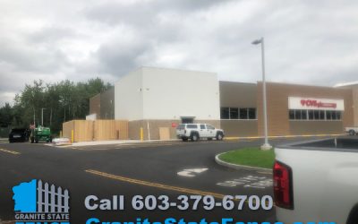 Commercial Dumpster Enclosure/Cedar Fencing/Commercial Fence Install in Hudson, NH