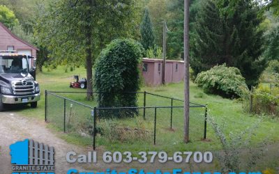 Chain Link Fence Installed in  Derry, NH by Granite State Fence