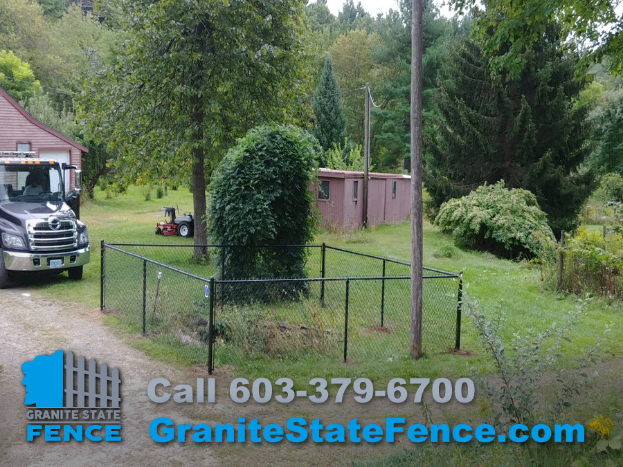 Chain Link Fence Installed in Derry, NH by Granite State Fence
