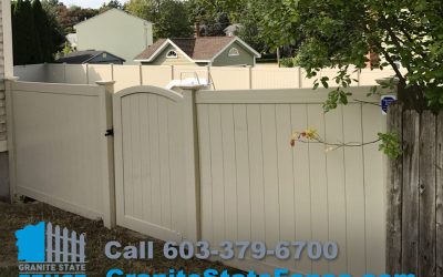Vinyl Privacy Fence Installation in Manchester, NH
