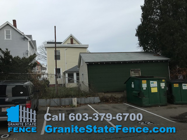 chainl link fencing istallation, granite state fence, haverhill_ma, fence contractor