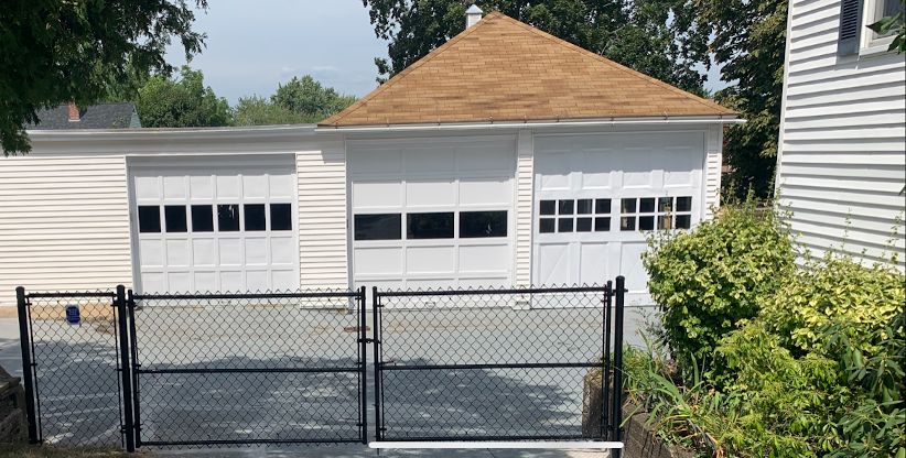 Residential Driveway Gate installed in Manchester, NH.