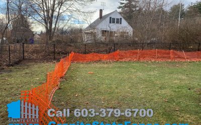 Chain Link Fence installed in Exeter, NH.