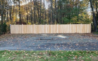 Cedar Fence Installed in Londonderry, NH