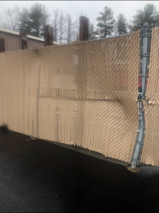 Commercial Chain Link Fence repair in Manchester, NH