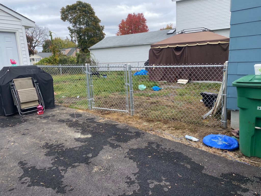 Chain Link Fence installed in Nashua, NH