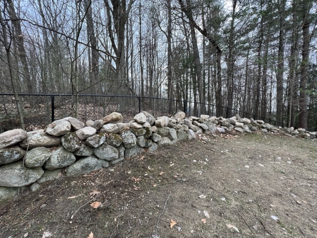 Chain Link Fencing installed in Bedford, NH.