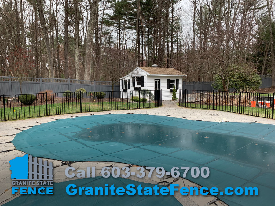 fence installation, chain link fencing, pool fencing, londonderry nh, vinyl fencing