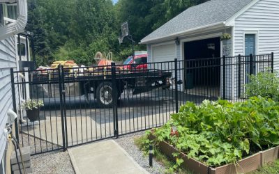 Aluminum Fence for Pool installed in Bedford, NH