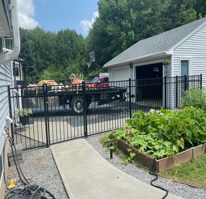 Aluminum Fence for Pool installed in Bedford, NH